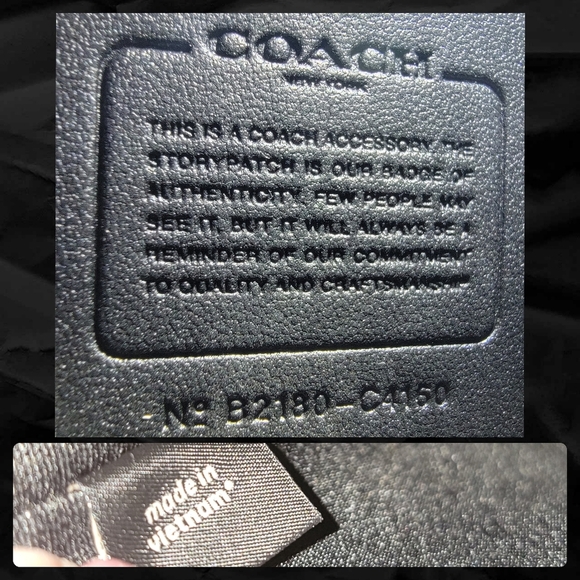 NWT Coach Small Track Flap Crossbody White Gray Colorblock Leather C4160 - Picture 14 of 16